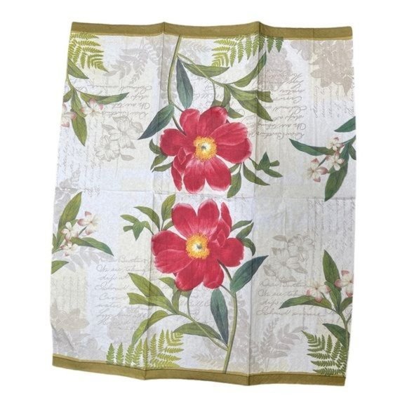 Lot 8 New Paper Napkin Assortment Floral Paris For Decoupage Large 16x13 & 9.5 - Picture 5 of 16